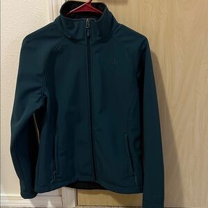 North Face Dark Teal Full-Zip Jacket